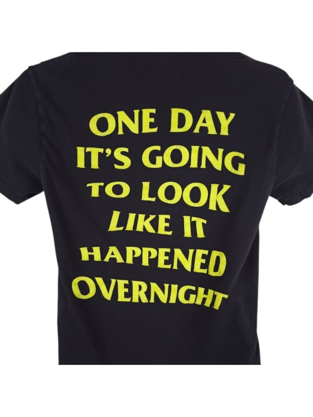 247 Greatness T Shirt Mens Size Small Black One Day Like It Happened Overnight
